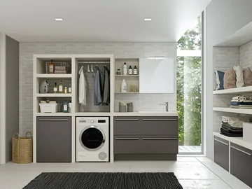 STORE 07 - Laundry room cabinet for washing machine by Gruppo Geromin - view 2